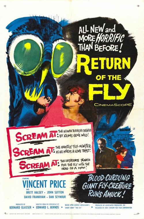 Смотреть фильм Возвращение мухи / Return of the Fly (1959) онлайн в хорошем качестве SATRip