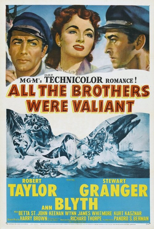 Смотреть фильм Все братья были храбрецами / All the Brothers Were Valiant (1953) онлайн в хорошем качестве SATRip