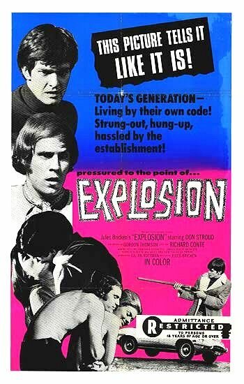 Смотреть фильм Вспышка / Explosion (1969) онлайн в хорошем качестве SATRip
