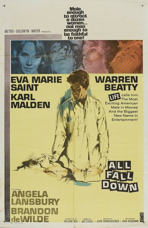 Смотреть фильм Всё рушится / All Fall Down (1962) онлайн в хорошем качестве SATRip