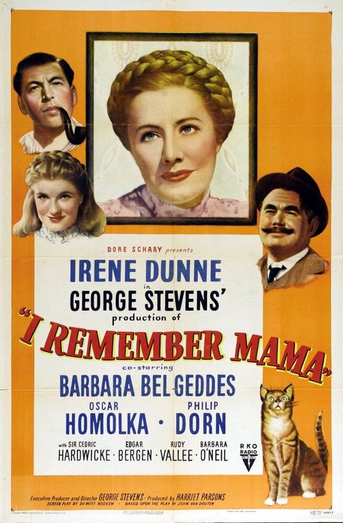 Смотреть фильм Я помню маму / I Remember Mama (1948) онлайн в хорошем качестве SATRip
