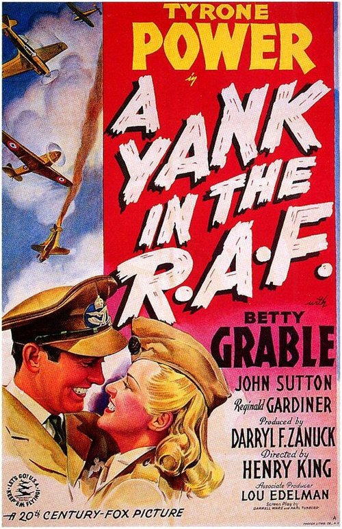 Смотреть фильм Янки в королевских ВВС / A Yank in the R.A.F. (1941) онлайн в хорошем качестве SATRip