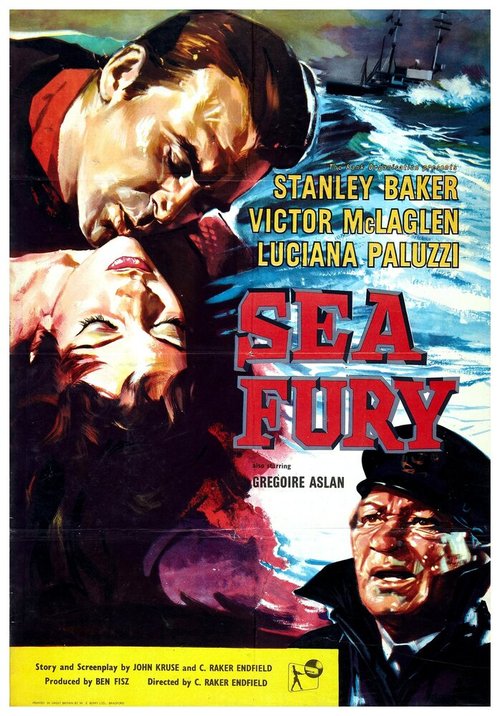 Смотреть фильм Ярость моря / Sea Fury (1958) онлайн в хорошем качестве SATRip