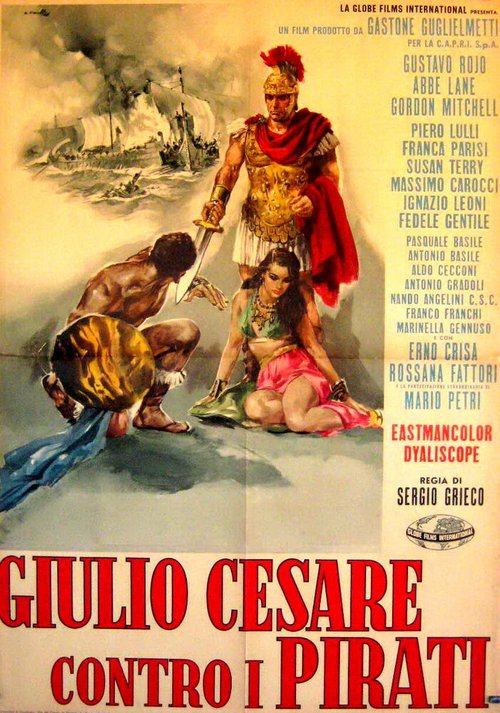 Смотреть фильм Юлий Цезарь против пиратов / Giulio Cesare contro i pirati (1962) онлайн в хорошем качестве SATRip