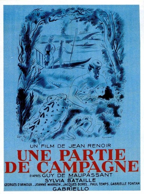 Смотреть фильм Загородная прогулка / Partie de campagne (1946) онлайн в хорошем качестве SATRip