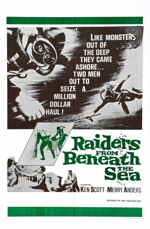Смотреть фильм Захватчики из морских глубин / Raiders from Beneath the Sea (1964) онлайн в хорошем качестве SATRip