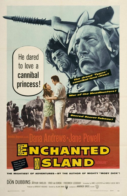 Смотреть фильм Заколдованный остров / Enchanted Island (1958) онлайн в хорошем качестве SATRip
