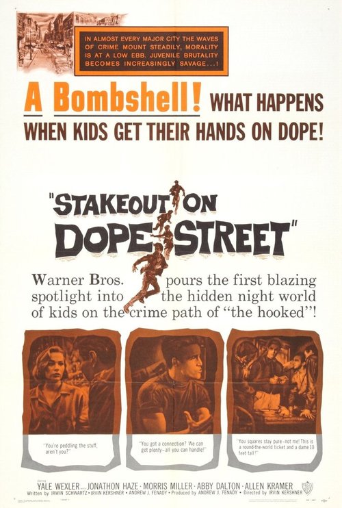 Смотреть фильм Засада на улице наркоты / Stakeout on Dope Street (1958) онлайн в хорошем качестве SATRip