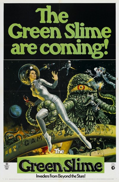 Смотреть фильм Зеленая слизь / The Green Slime (1968) онлайн в хорошем качестве SATRip