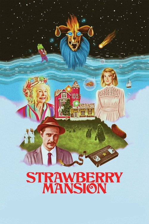 Смотреть фильм Земляничный особняк / Strawberry Mansion (2021) онлайн в хорошем качестве HDRip
