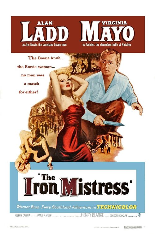 Смотреть фильм Железная госпожа / The Iron Mistress (1952) онлайн в хорошем качестве SATRip