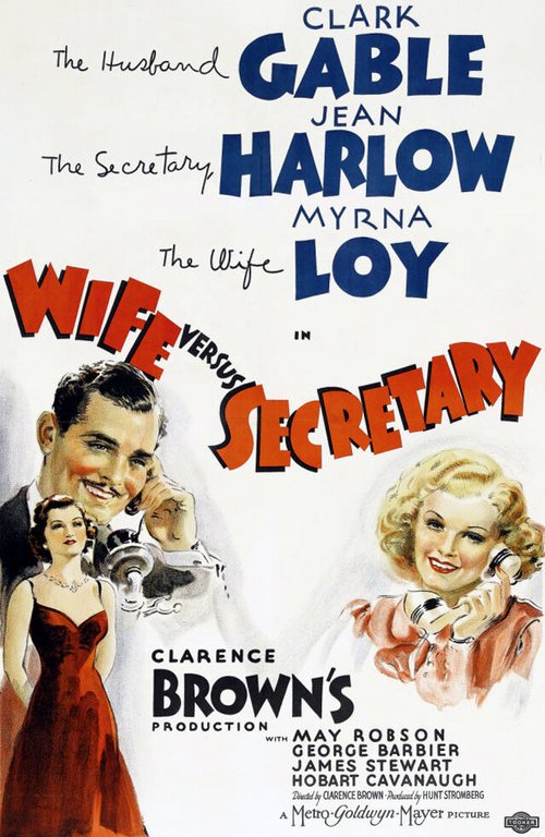 Смотреть фильм Жена против секретарши / Wife vs. Secretary (1936) онлайн в хорошем качестве SATRip