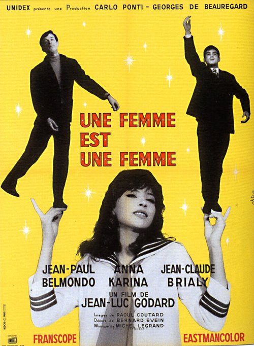 Смотреть фильм Женщина есть женщина / Une femme est une femme (1961) онлайн в хорошем качестве SATRip