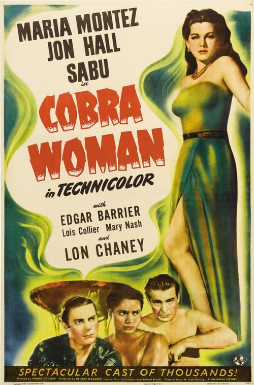 Смотреть фильм Женщина-кобра / Cobra Woman (1944) онлайн в хорошем качестве SATRip