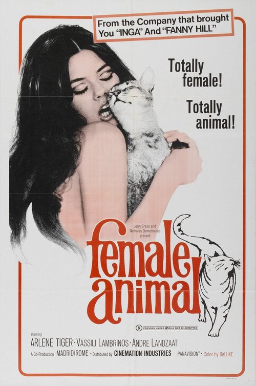 Смотреть фильм Женщина-зверь / Female Animal (1970) онлайн в хорошем качестве SATRip