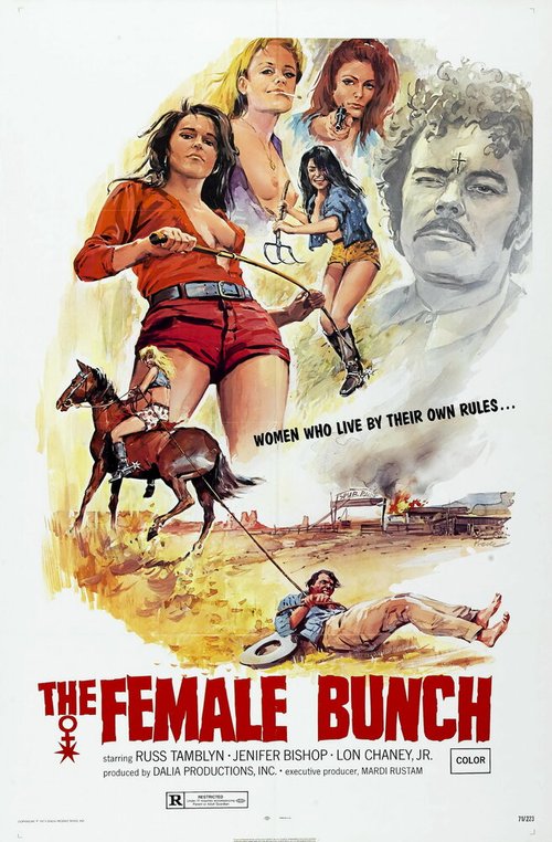 Смотреть фильм Женская компания / The Female Bunch (1971) онлайн в хорошем качестве SATRip