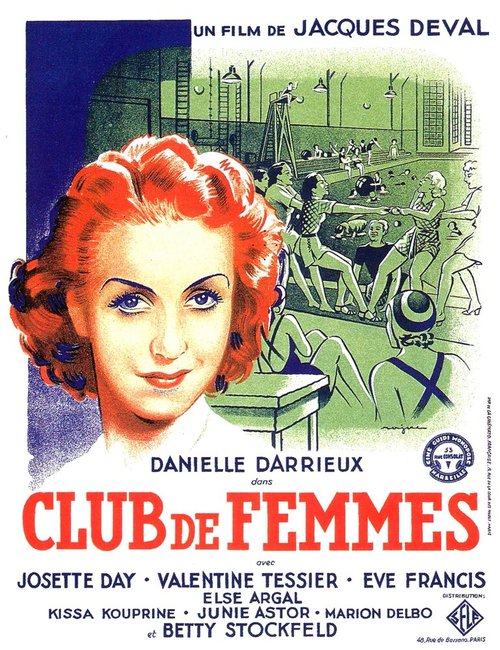Смотреть фильм Женский клуб / Club de femmes (1936) онлайн в хорошем качестве SATRip