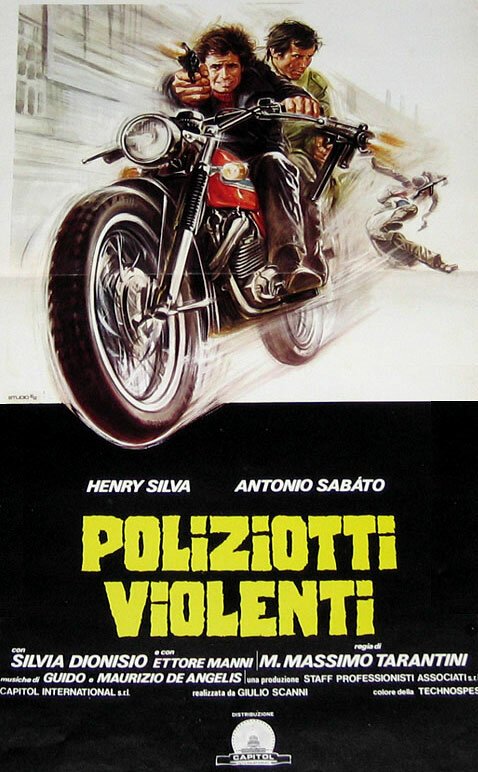 Смотреть фильм Жестокие полицейские / Poliziotti violenti (1976) онлайн в хорошем качестве SATRip