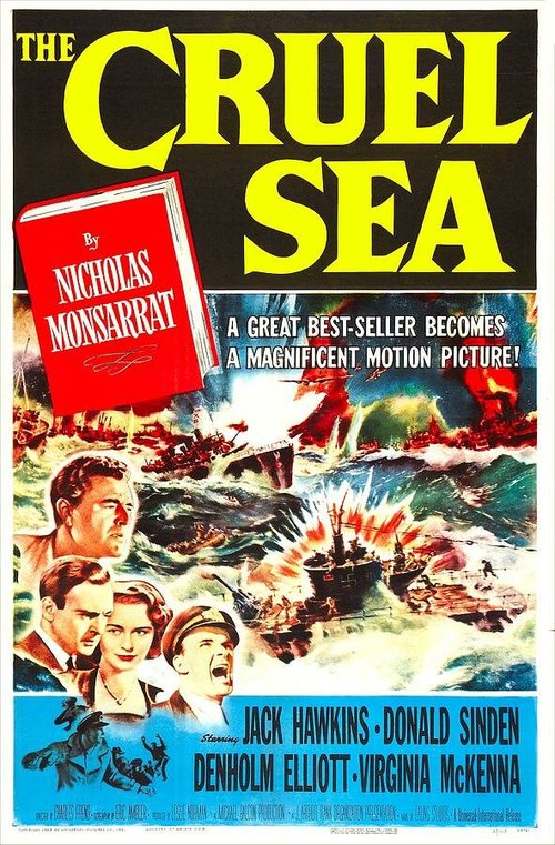 Смотреть фильм Жестокое море / The Cruel Sea (1953) онлайн в хорошем качестве SATRip