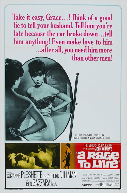 Смотреть фильм Жизнь на всю катушку / A Rage to Live (1965) онлайн в хорошем качестве SATRip
