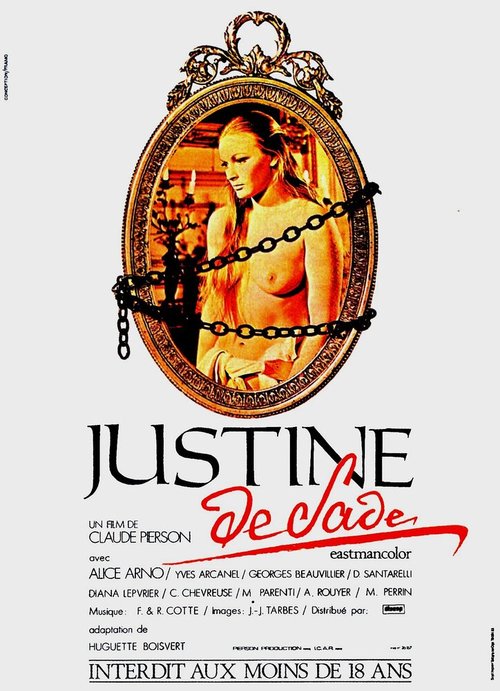 Смотреть фильм Жюстина де Сад / Justine de Sade (1972) онлайн в хорошем качестве SATRip