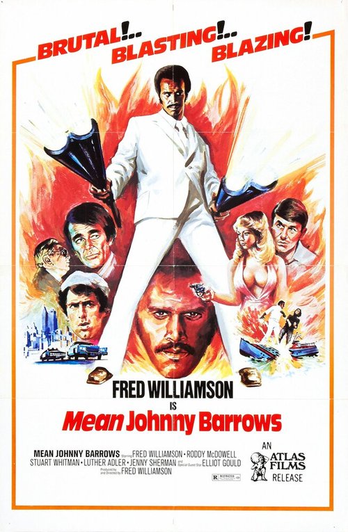 Смотреть фильм Злой Джонни Бэрроуз / Mean Johnny Barrows (1976) онлайн в хорошем качестве SATRip