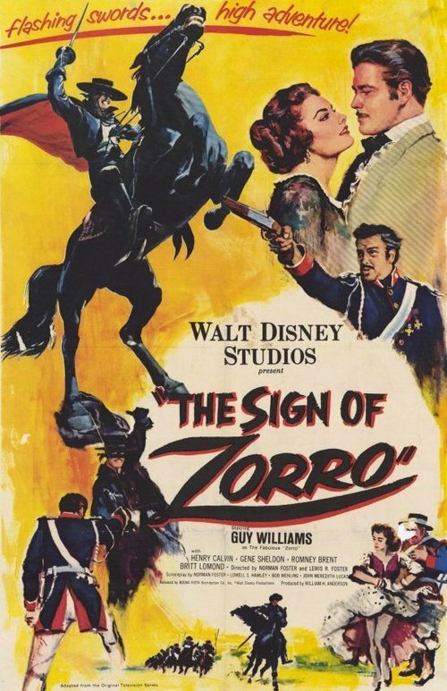 Смотреть фильм Знак Зорро / The Sign of Zorro (1958) онлайн в хорошем качестве SATRip