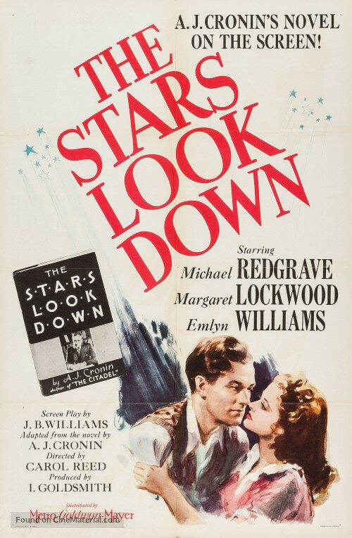 Смотреть фильм Звезды смотрят вниз / The Stars Look Down (1940) онлайн в хорошем качестве SATRip