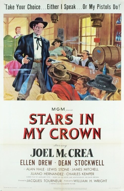 Смотреть фильм Звезды в моей короне / Stars in My Crown (1950) онлайн в хорошем качестве SATRip