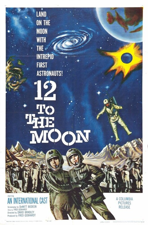 Смотреть фильм 12 на Луне / 12 to the Moon (1960) онлайн в хорошем качестве SATRip