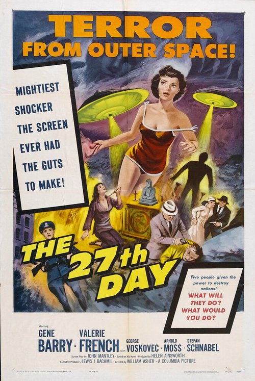 Смотреть фильм 27-й день / The 27th Day (1957) онлайн в хорошем качестве SATRip