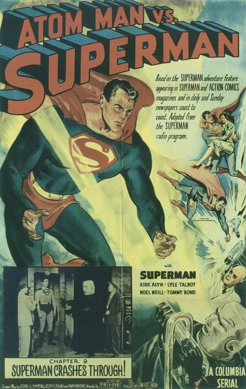 Смотреть фильм Атомный Человек против Супермена / Atom Man vs. Superman (1950) онлайн в хорошем качестве SATRip