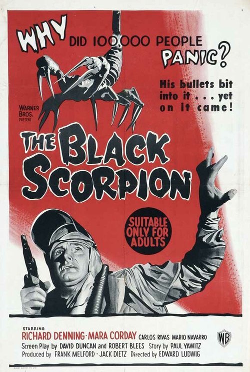 Смотреть фильм Черный Скорпион / The Black Scorpion (1957) онлайн в хорошем качестве SATRip