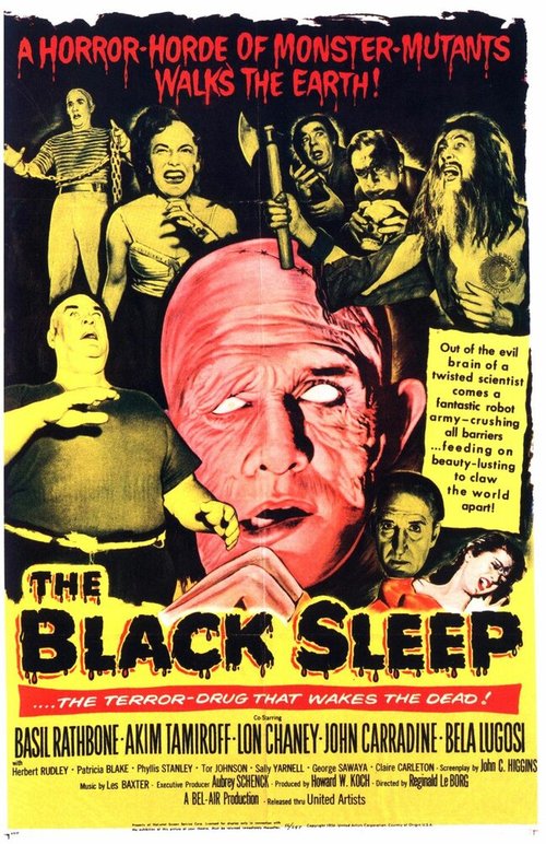 Смотреть фильм Черное бездействие / The Black Sleep (1956) онлайн в хорошем качестве SATRip