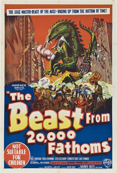 Смотреть фильм Чудовище с глубины 20000 морских саженей / The Beast from 20,000 Fathoms (1953) онлайн в хорошем качестве SATRip
