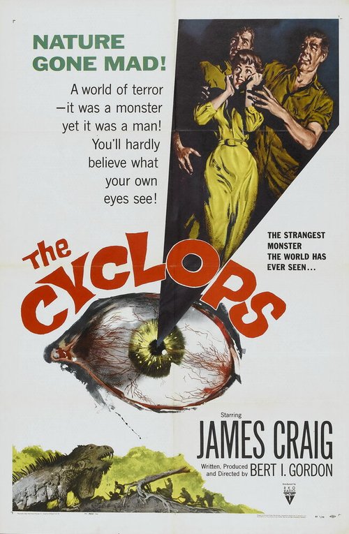 Смотреть фильм Циклопы / The Cyclops (1957) онлайн в хорошем качестве SATRip