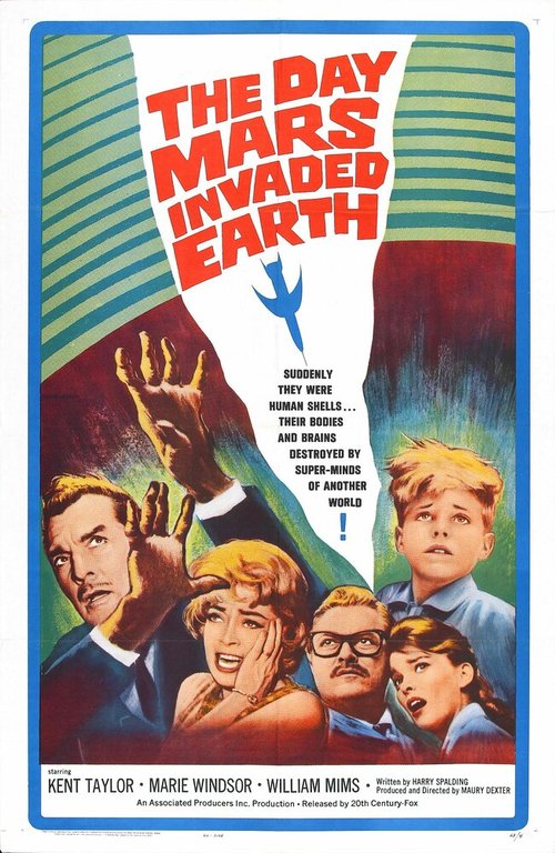 Смотреть фильм День, когда Марс напал на Землю / The Day Mars Invaded Earth (1962) онлайн в хорошем качестве SATRip