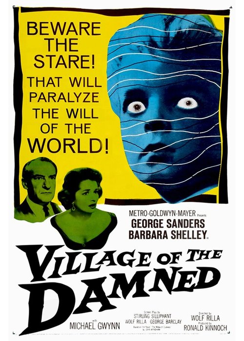Смотреть фильм Деревня проклятых / Village of the Damned (1960) онлайн в хорошем качестве SATRip