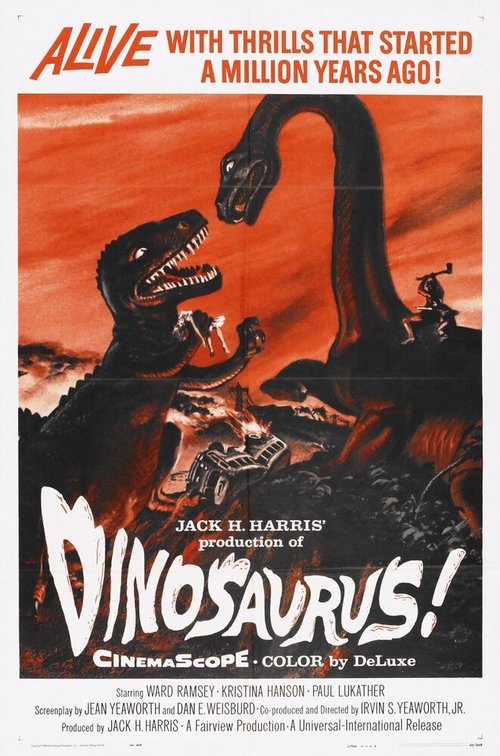 Смотреть фильм Динозавры! / Dinosaurus! (1960) онлайн в хорошем качестве SATRip
