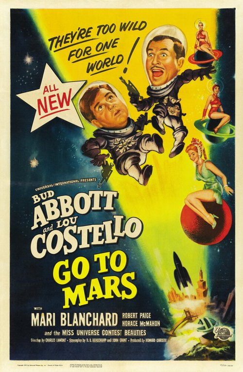 Смотреть фильм Эбботт и Костелло летят на Марс / Abbott and Costello Go to Mars (1953) онлайн в хорошем качестве SATRip