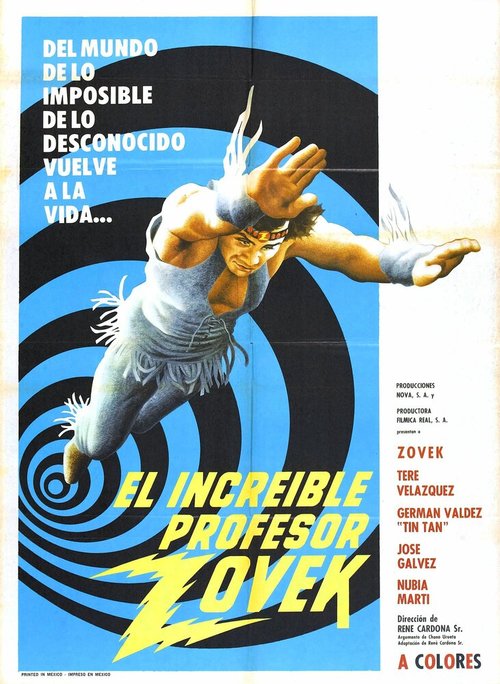 Смотреть фильм El increíble profesor Zovek (1972) онлайн в хорошем качестве SATRip