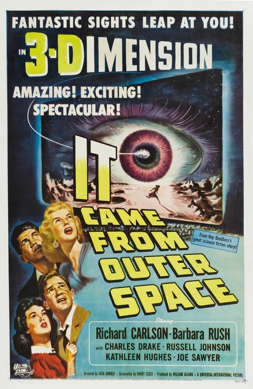 Смотреть фильм Это прибыло из космоса / It Came from Outer Space (1953) онлайн в хорошем качестве SATRip