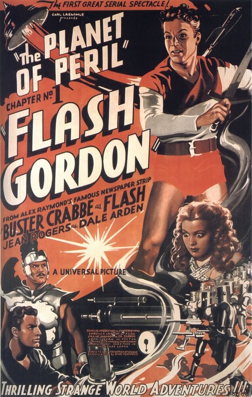 Смотреть фильм Флэш Гордон / Flash Gordon (1936) онлайн в хорошем качестве SATRip