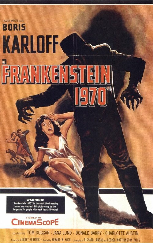 Смотреть фильм Франкенштейн — 1970 / Frankenstein - 1970 (1958) онлайн в хорошем качестве SATRip