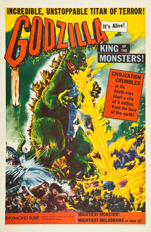 Смотреть фильм Годзилла, король монстров! / Godzilla: King of the Monsters! (1956) онлайн в хорошем качестве SATRip