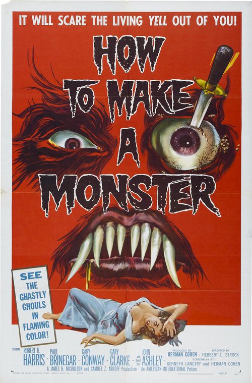 Смотреть фильм Как создать монстра / How to Make a Monster (1958) онлайн в хорошем качестве SATRip