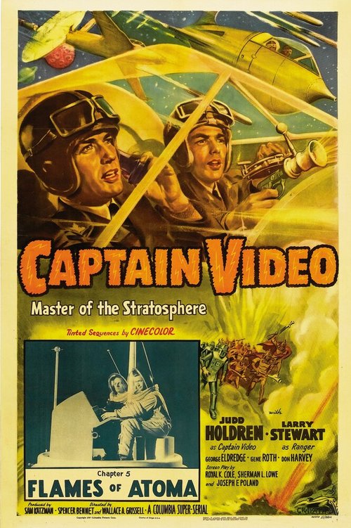 Смотреть фильм Капитан Видео, Повелитель стратосферы / Captain Video, Master of the Stratosphere (1951) онлайн в хорошем качестве SATRip