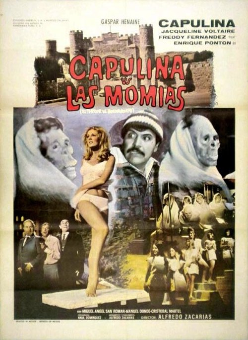 Смотреть фильм Капулина против мумий / Capulina contra las momias (1973) онлайн в хорошем качестве SATRip