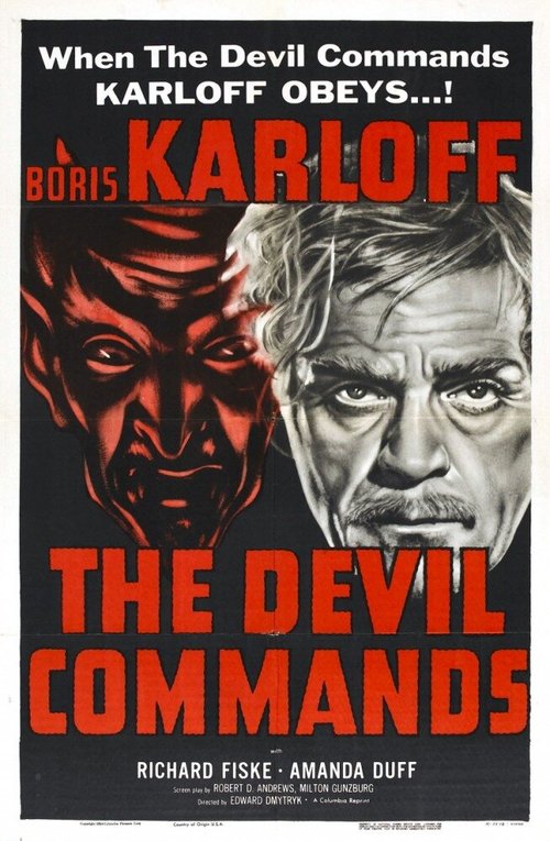 Смотреть фильм Команды дьявола / The Devil Commands (1941) онлайн в хорошем качестве SATRip