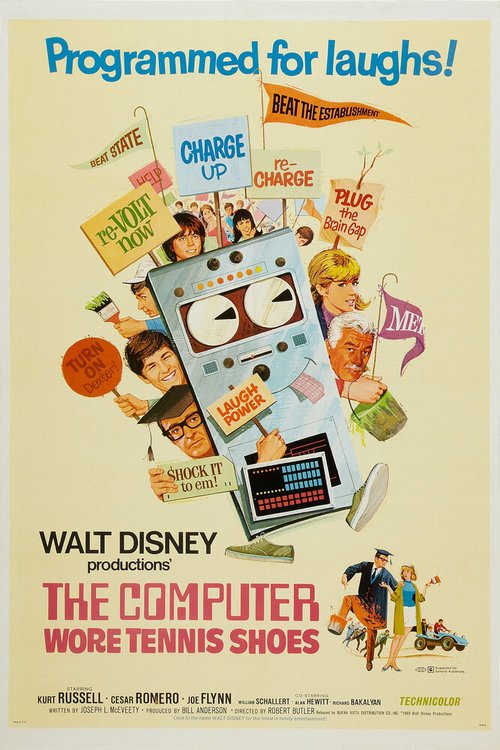 Смотреть фильм Компьютер в кроссовках / The Computer Wore Tennis Shoes (1969) онлайн в хорошем качестве SATRip